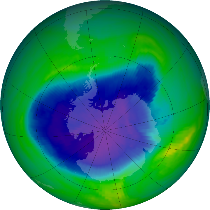 Ozone Map 1990-10-18